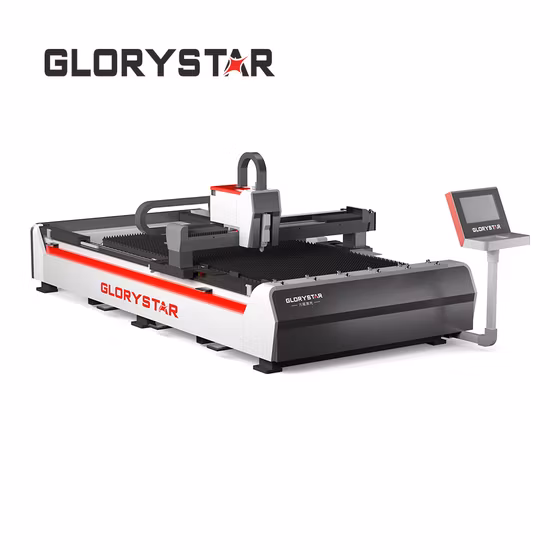 高速ファイバーレーザー切断機 (1000W-6000W) Glorystarlaser CE/FDA
