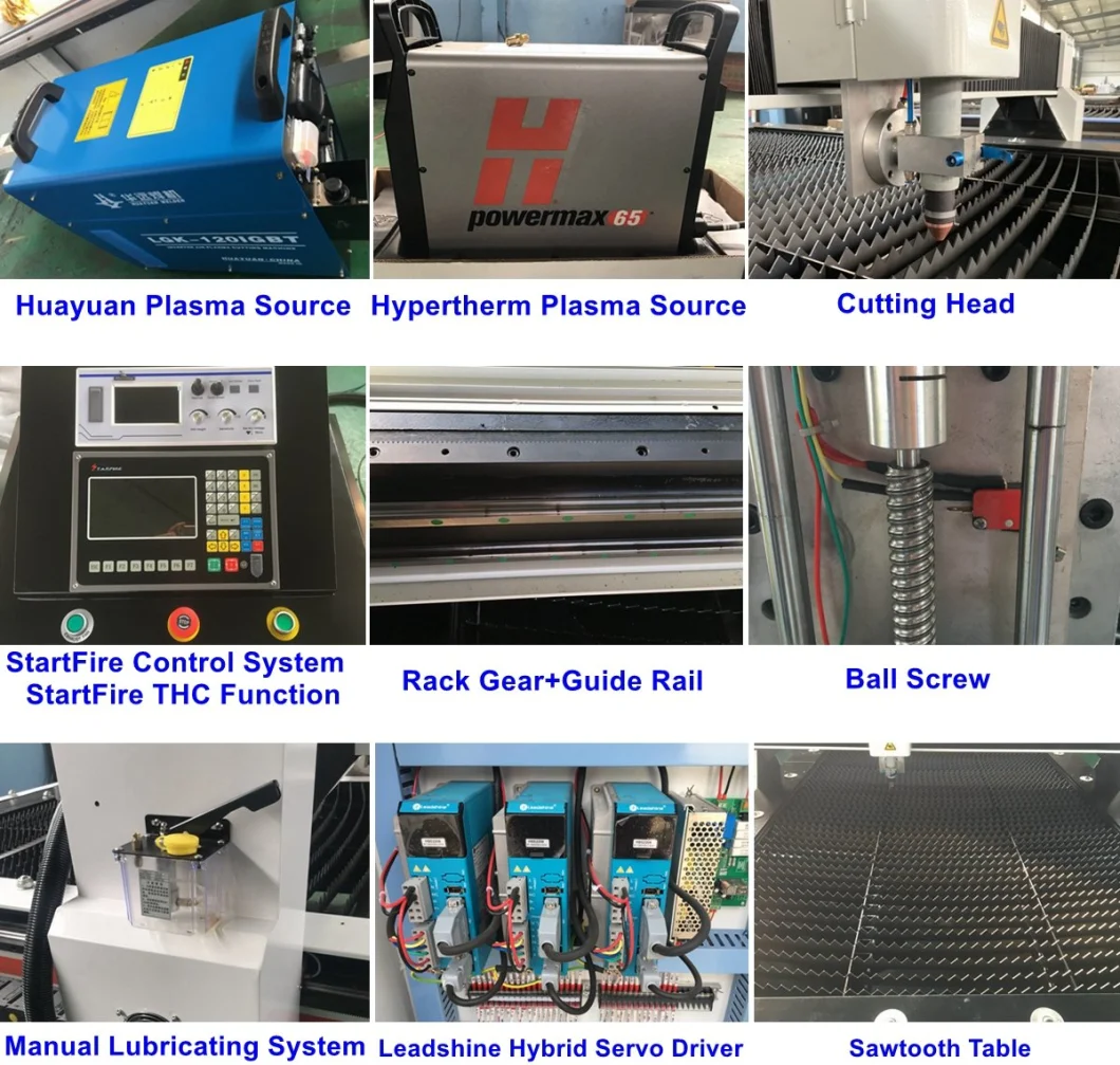 High Quality CNC Steel Carbon Metal Cutting Machine Plasma Cutting Machine Stainless Cutting Machine